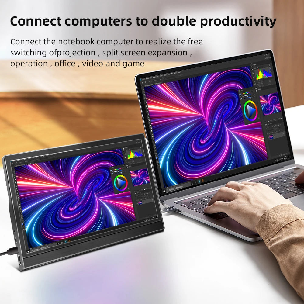 Ryoiki 11.6” Touchscreen Portable Monitor – Effortless Touch and Productivity