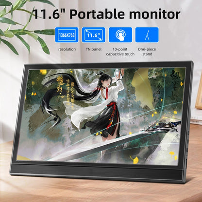 Ryoiki 11.6” Touchscreen Portable Monitor – Effortless Touch and Productivity